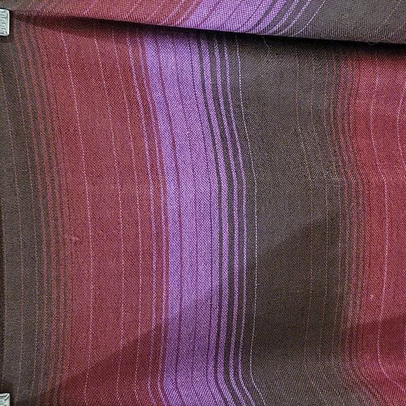 Eddie Bauer reversible scarf. The colors are brown, burgandy, and a fushia. - Picture 2 of 5